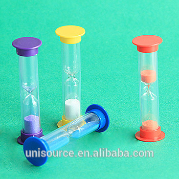 Plastic long stand up sand timer