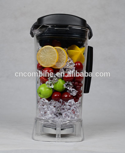 Commercial blender with heating function, 1.2L-2L PC jar,2200W copper motor