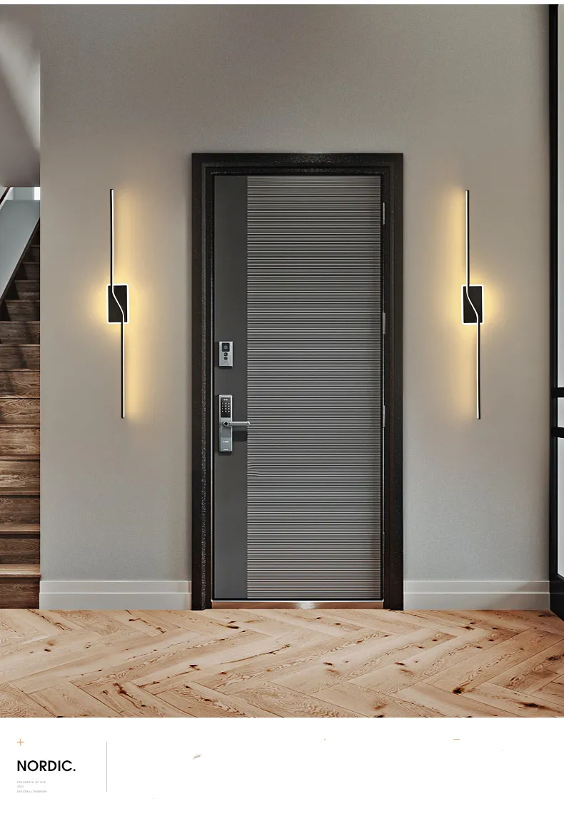 Elegant Nordic Wall Light for Modern Bedroom and Hallway