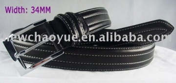 men's wedding dress leather Belt