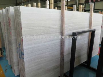 White Marble, Wooden White Marble Slabs White Wood Grain Marble Slabs