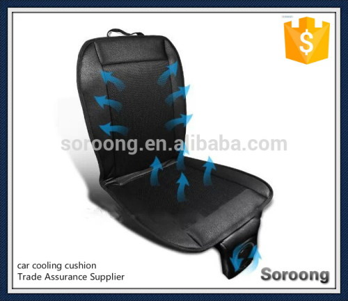 12v cooling mesh massage car seat cushion, cooling car seat cushion with brushless fan