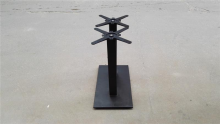 black double legs table frame for dining use