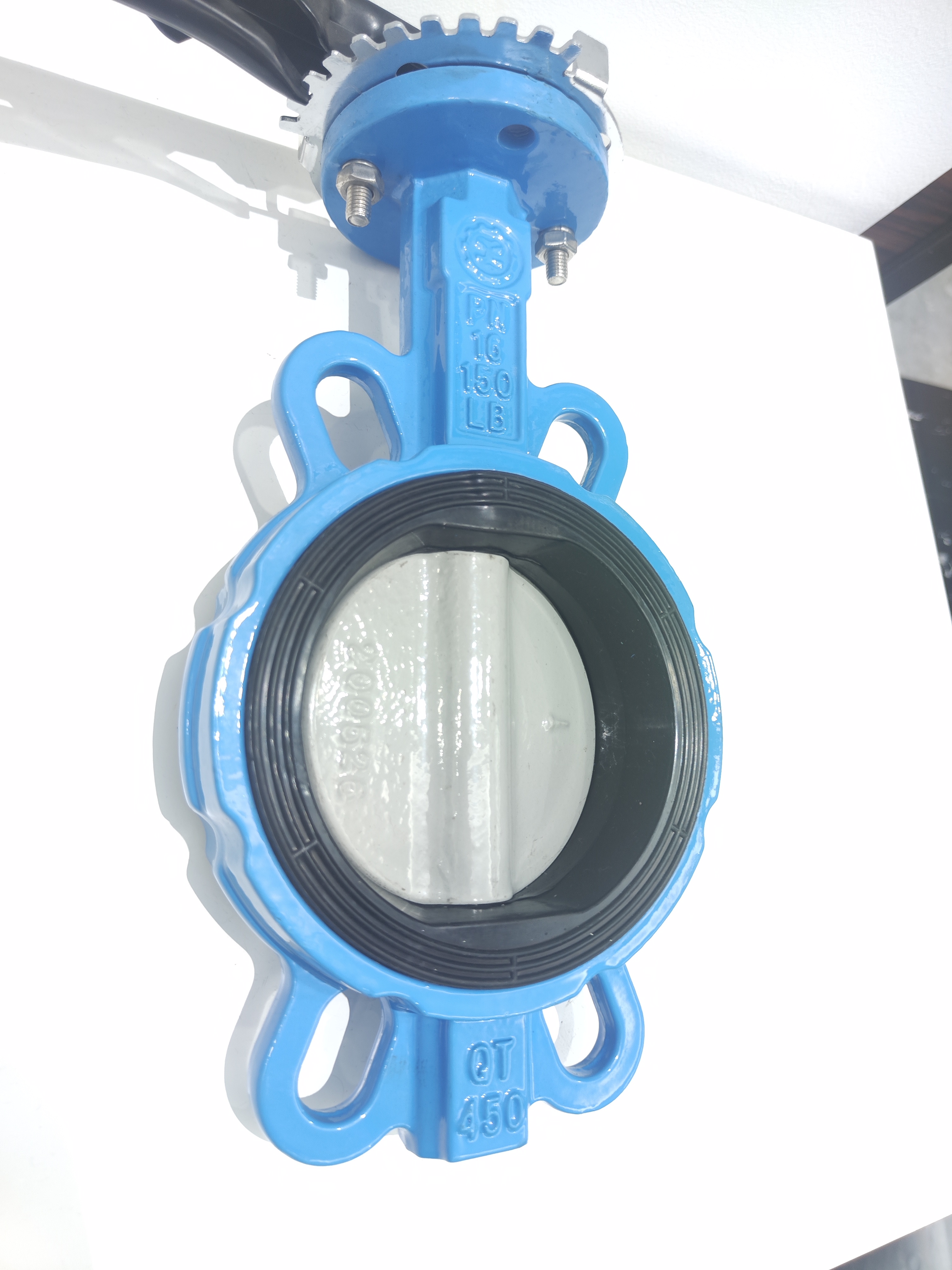 Manejar la válvula de mariposa de la abrazadera Handle clamp butterfly valve