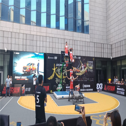 FIBA 3x3 Aprovado por elite de piso de basquete interno e externo