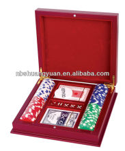 Poker Chip Set 100 in Wooden Box