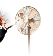Wholesale Retro Metal Stand Fan, 16 Inch Electric Fan