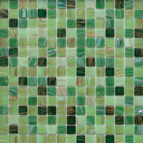 Green Glass Mosaic Backsplash Mosaics Art Pool Azulejos