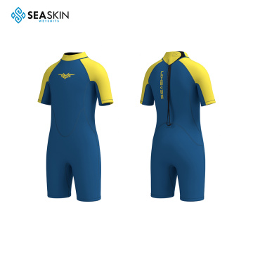 Seakkin Boys 2 mm de brazo corto de neopreno Springsuit