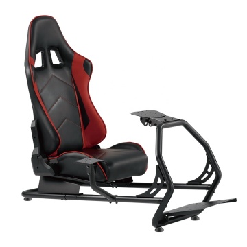 Adjustable Super Red Classic Racing Simulator Cockpit Seat