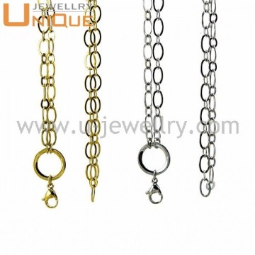 Fashion floating locket chain for floating charms locket