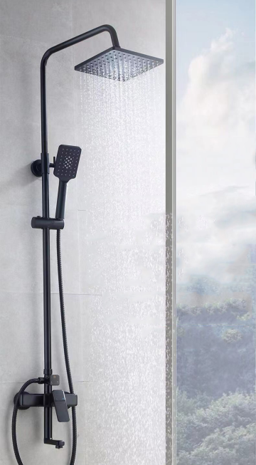 modern pillar bath shower mixer in best sale