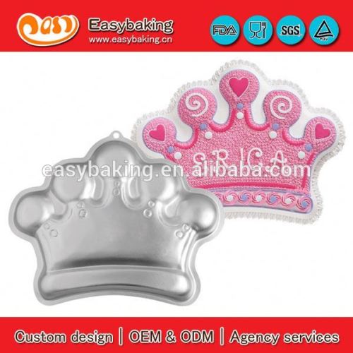 Very useful for home cooking crown cake aluminum pan