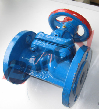 flange UPVC fluorine lined diaphram pneumatic flanged control valve