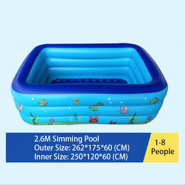 Summer Hot Sales Inflatable Swimming Pool with Bubble Bottom