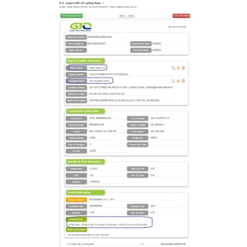 Filter Air Impor Data USA