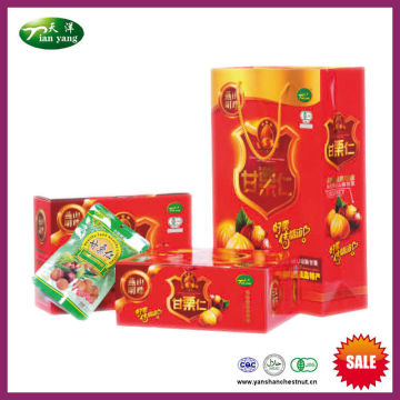 2015 Healthy Asian Organic Shelled Roasted Chestnuts Food Snacks