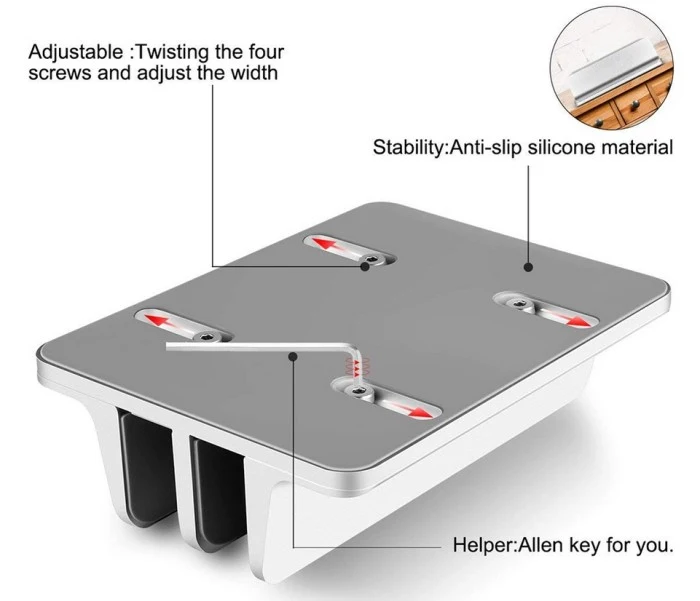 Laptop Notebook Vertical Stand Adjustable