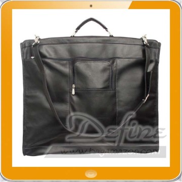 Premium Travel Leather Garment Bag Mens