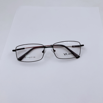 Classic Memory Titanium Glasses Frame - Men's Full-Framed Optical Glasses