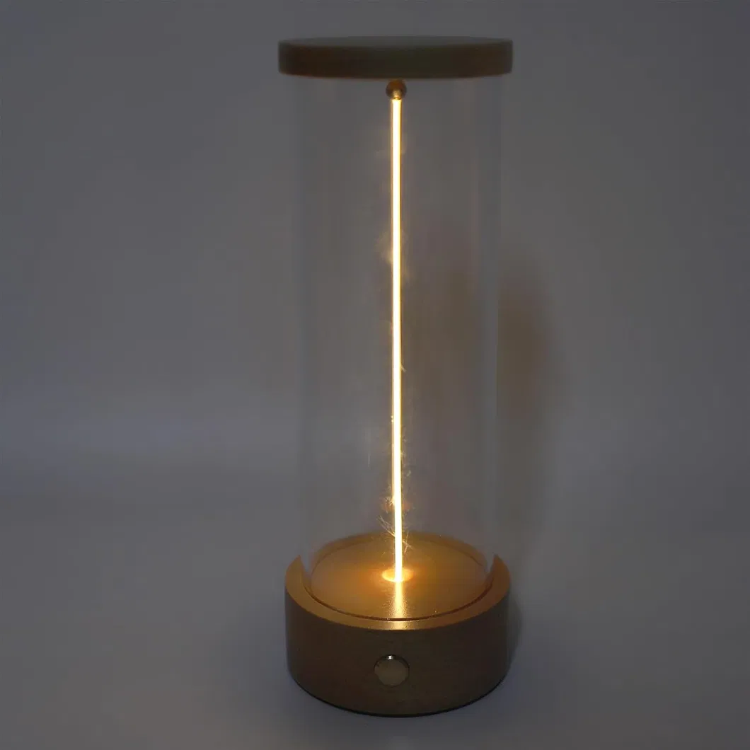 Sleek Rechargeable Bedside Night Light with Magnetic Modern Ambient Lighting