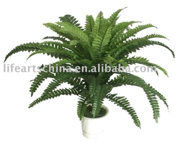 43cm artificial boston fern, plastic fern bush