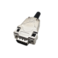 Conector de engarzado masculino DB9 D-Sub de 9 pines blindado por SVLEC