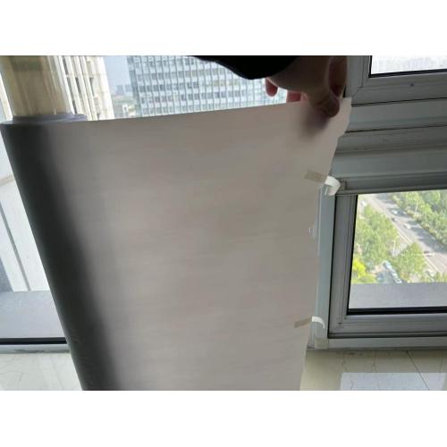 White opaque heat sealable PVC urine bag film