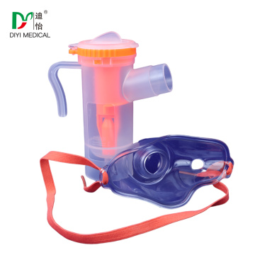 Tüp ve maske ile tek kullanımlık nebulizatör