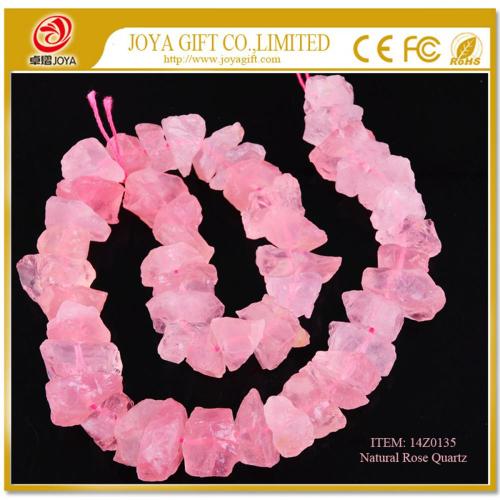 Natural Raw Rough Rose Quartz Beads no polished