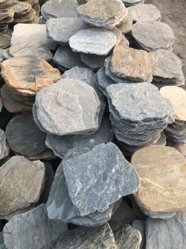 Natural slate stepping stones