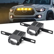 12V/24V Dual Color 5D Projector Lens Car Front Grill Lights