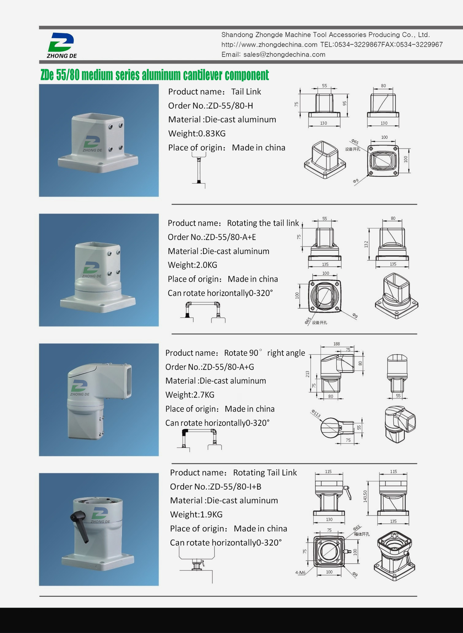 Cantilever control box for HMI