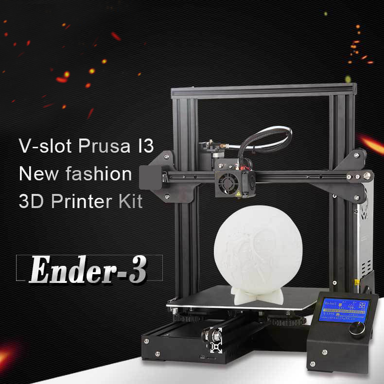 hot selling extruder 3D Printer machine aluminium profile DIY 220*220*250mm for home use