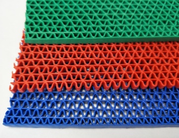 8MM S Mat Hollow Floor PVC bath Mat