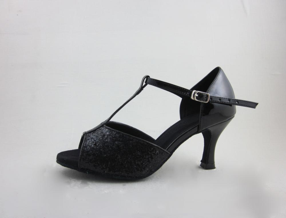 Girls Black Latin Shoes