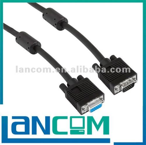 LC Factory supply VGA CABLE, DB15 MALE TO FEMALE CABLE VGA to VGA cable, VGA to HDMI cable