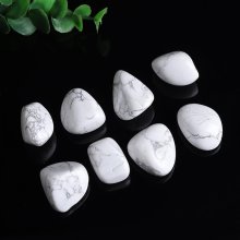 Natural White Turquoise Large-Grain Rolling Stones