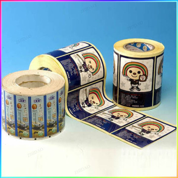 glossy lamination pvc sticker, adhesive sticker, transparent pvc sticker