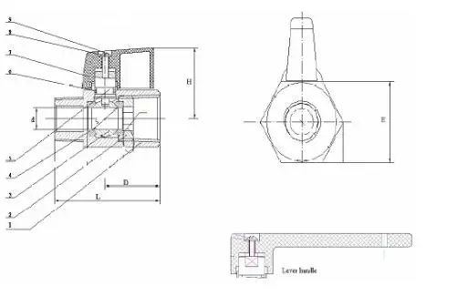 Mini Male Thread Brass Ball Valve