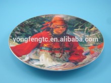YF13107 painting ceramic plate factory
