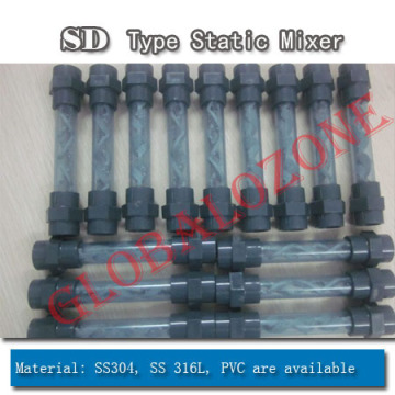 water ozone static mixer