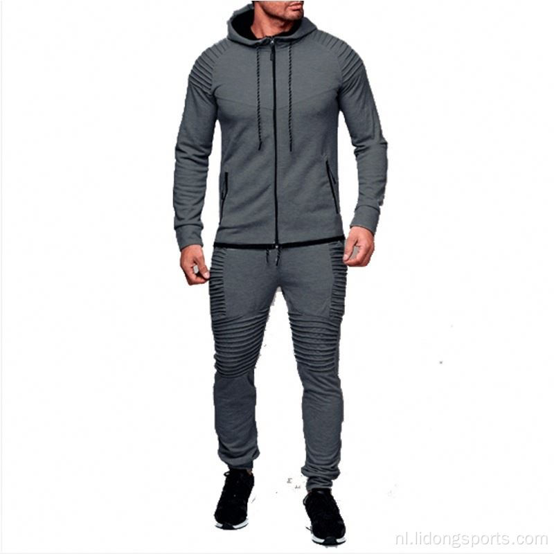 Hoge kwaliteit mode katoenen heren sportkleding outdoor