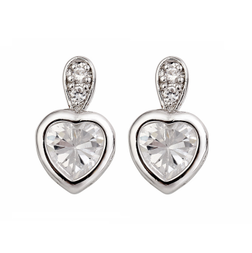 Earring, Exquisite Micro set Zircon Earring, Crystal Glass Stone Fashion Earring PT1681