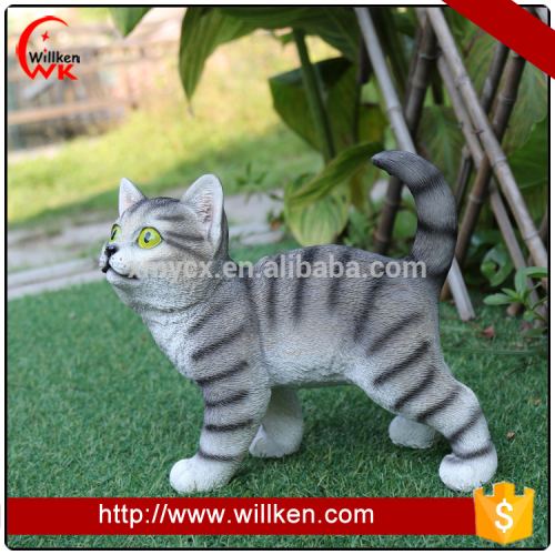 Resin cat statue animal toy decoration simulation home garden