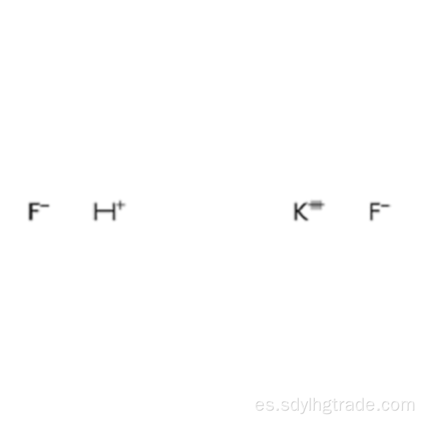 fórmula de reacción de fluoruro de potasio