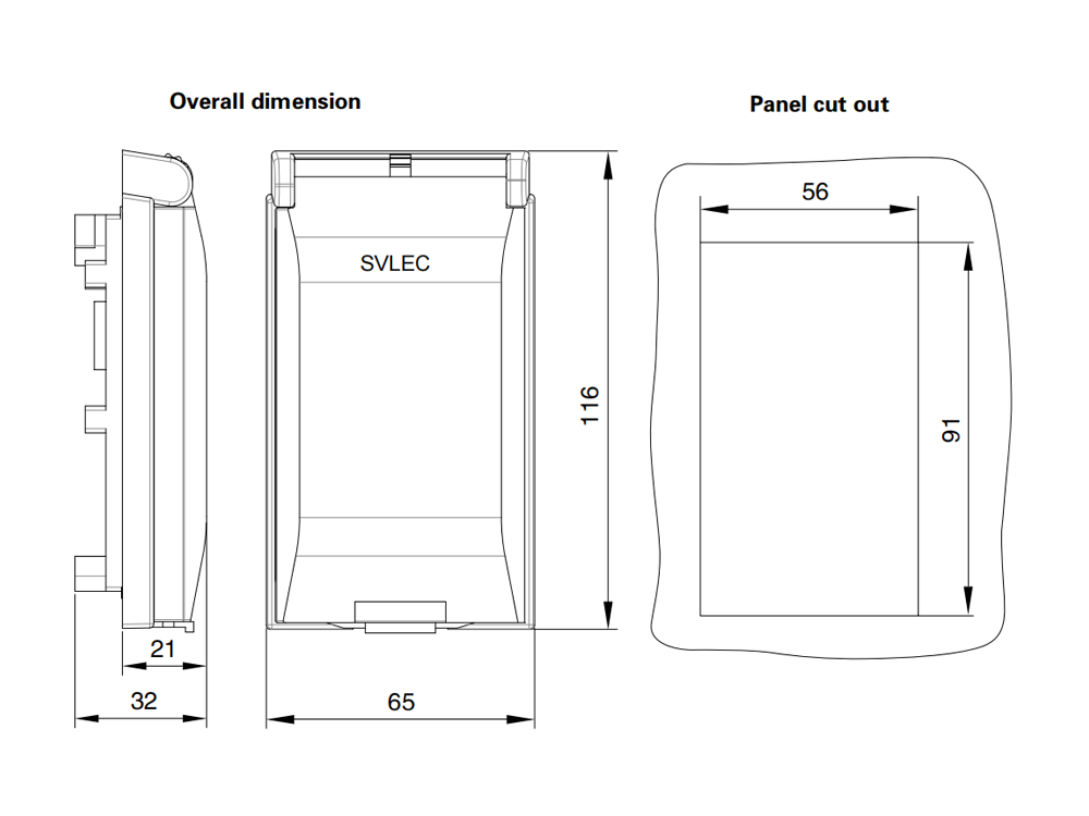 Front panel interface