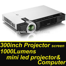 projector led full hd built-in computer 300 inch projector screen hd projector 3d tv projector