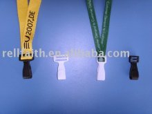 Wide No-Twist Plastic Hook for Lanyard Accessory