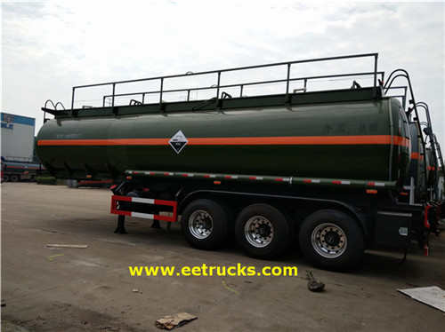 7000 Gallon 27T Hydrochloric Acid Tanker Trailers